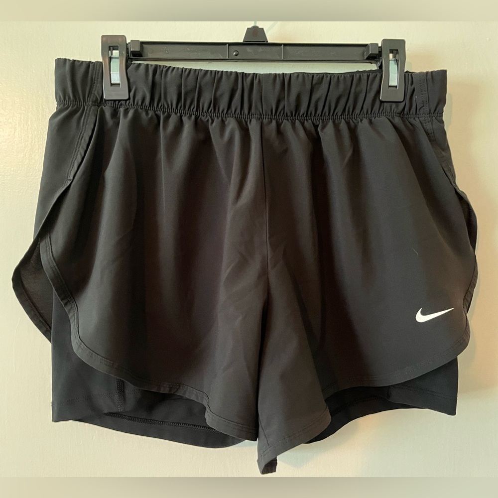 Women’s Nike Flex 2-in-1 Short - Size L - BLACK